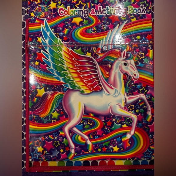 Lisa Frank Coloring & Activity Set With Fold Out Storage Case. - Picture 4 of 6